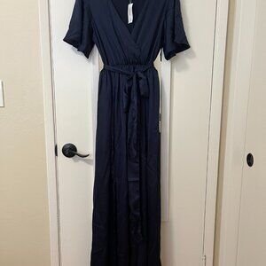 Sicily Satin Maxi Dress